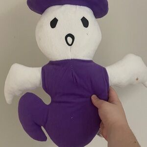 Target Purple and White Ghost Plush Toy